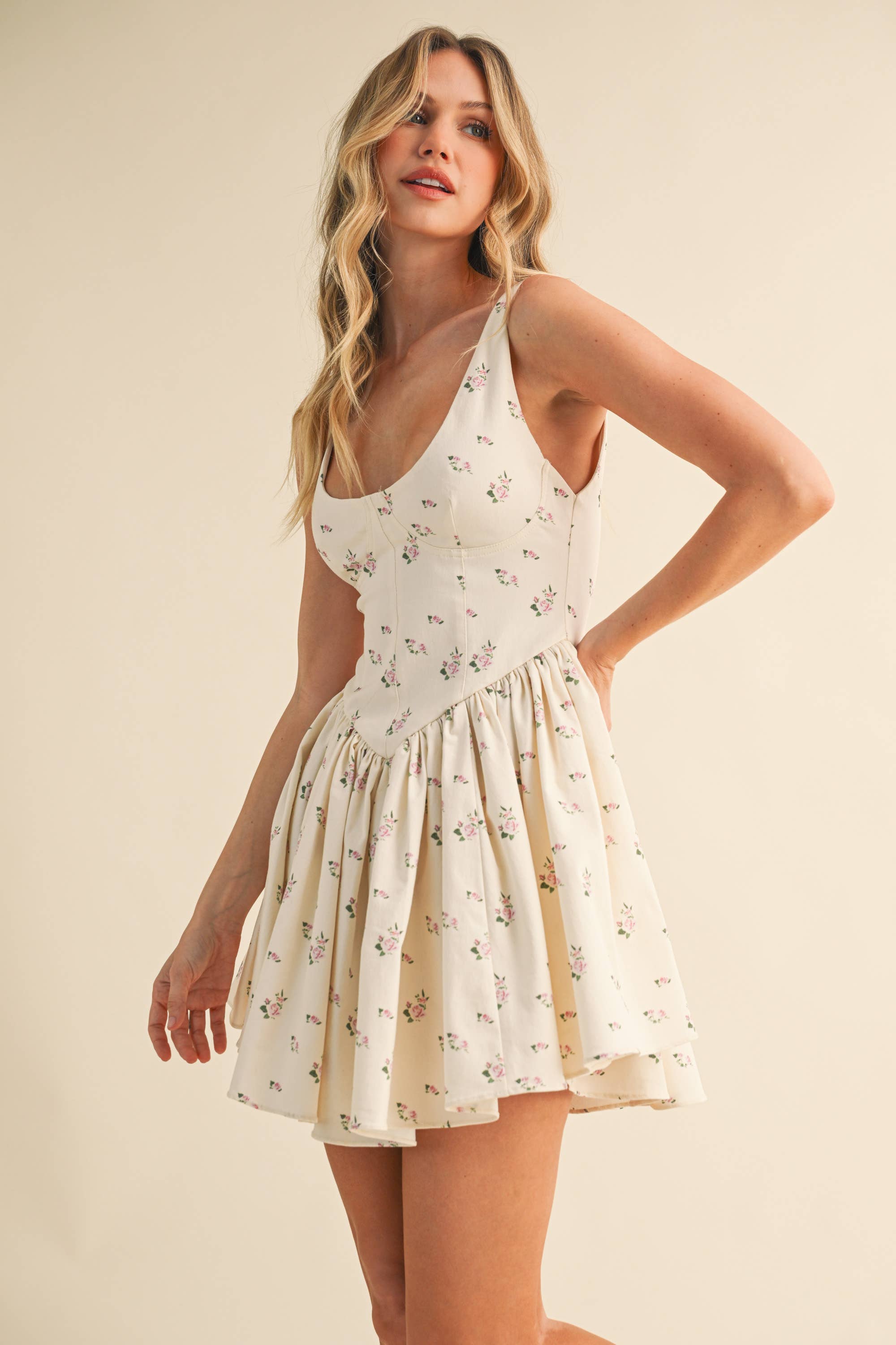 Bloomfield Bustier Babydoll Dress