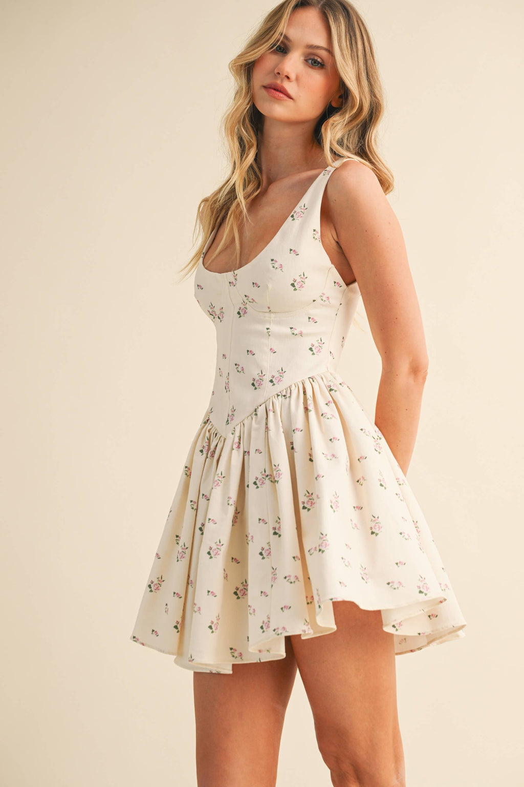 Bloomfield Bustier Babydoll Dress